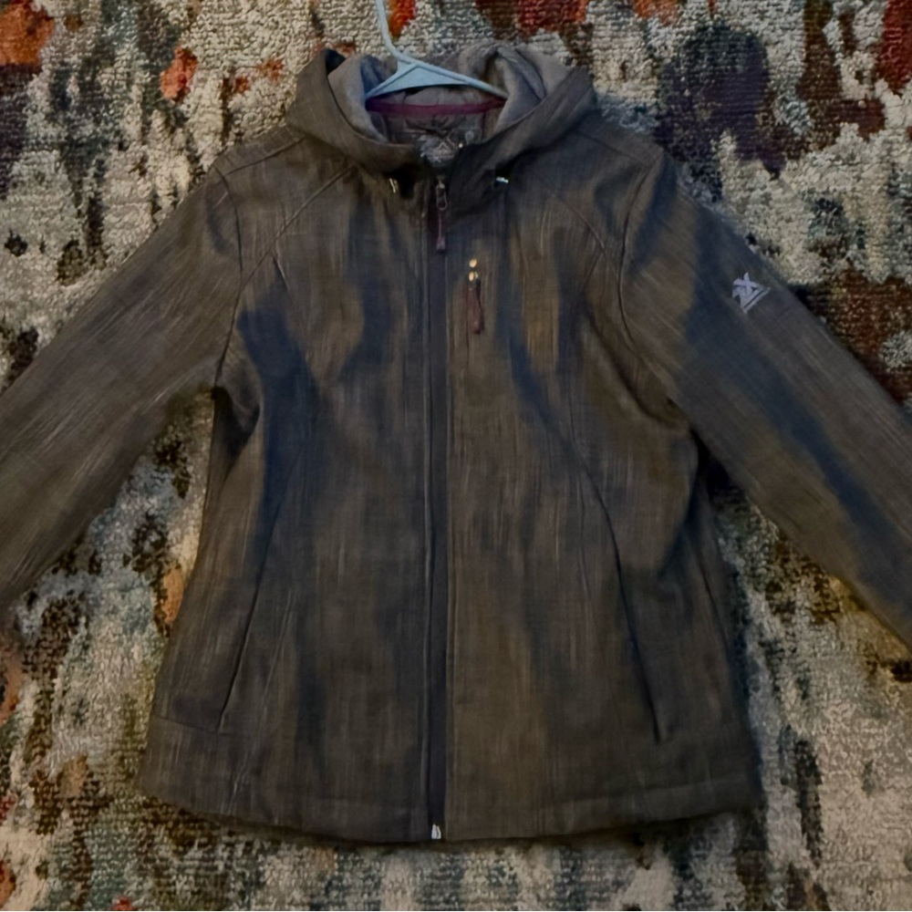 ZeroXposur Dark Gray Hooded Ski Jacket